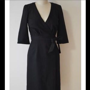 J.Crew wool wrap dress, size 6